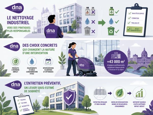 Entretien responsable des bâtiments tertiaires : la méthode d'une entreprise toulousaine